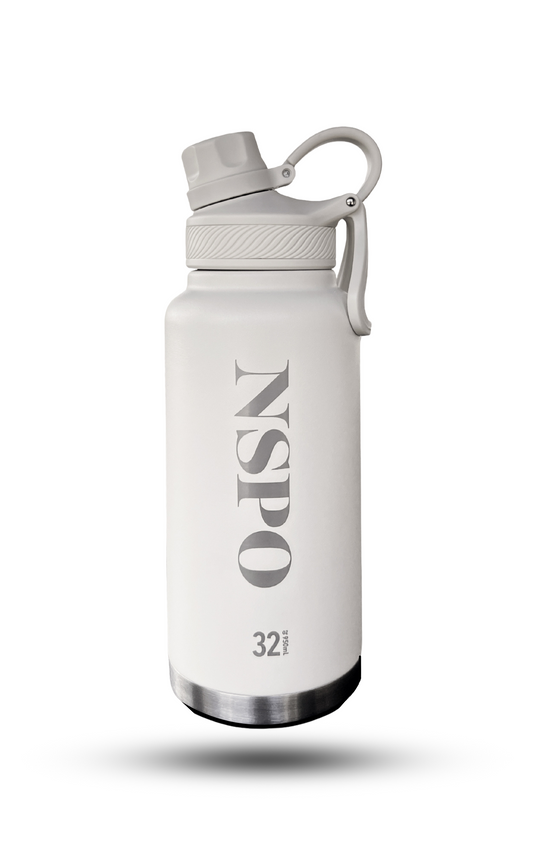 32 oz Water Bottle Creamy White